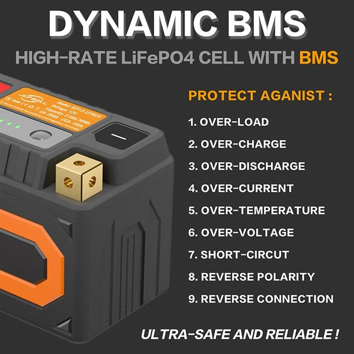 12v Lithium Motorcycle Battery